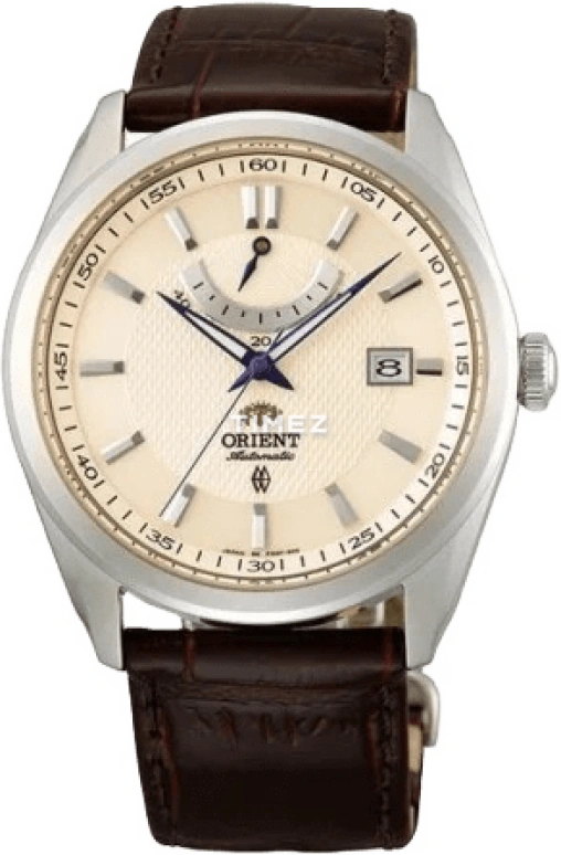 Orient,Other 40mm,40mm,Stainless Steel,Beige,Automatic,Day,Power Reserve Indicator,CFD0F004W