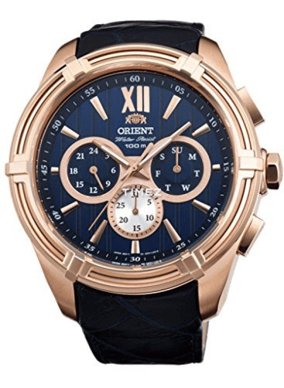 Orient,Sports 49mm,49mm,Stainless Steel,Blue,Quartz,Date,Day,UZ01006D
