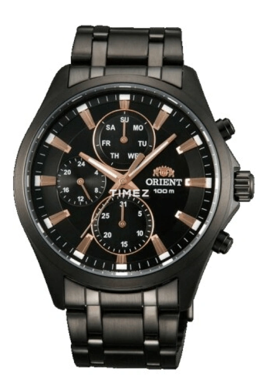 Orient,Sports 42mm,42mm,Stainless Steel,Black,Quartz,Date,Day,UY00001B