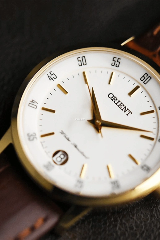 Orient,Other 31mm,31mm,Stainless Steel,White,Quartz,Day,Sapphire,Crystal Glass,FUNG6003W