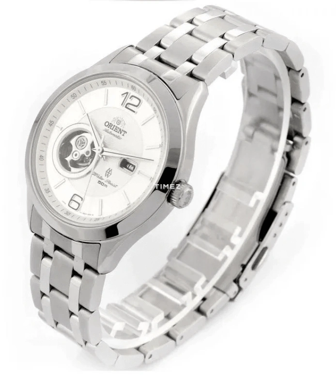 Orient,Other 0mm,0mm,Stainless Steel,White,Automatic,Sapphire,Crystal Glass,Round,SDB05001W0