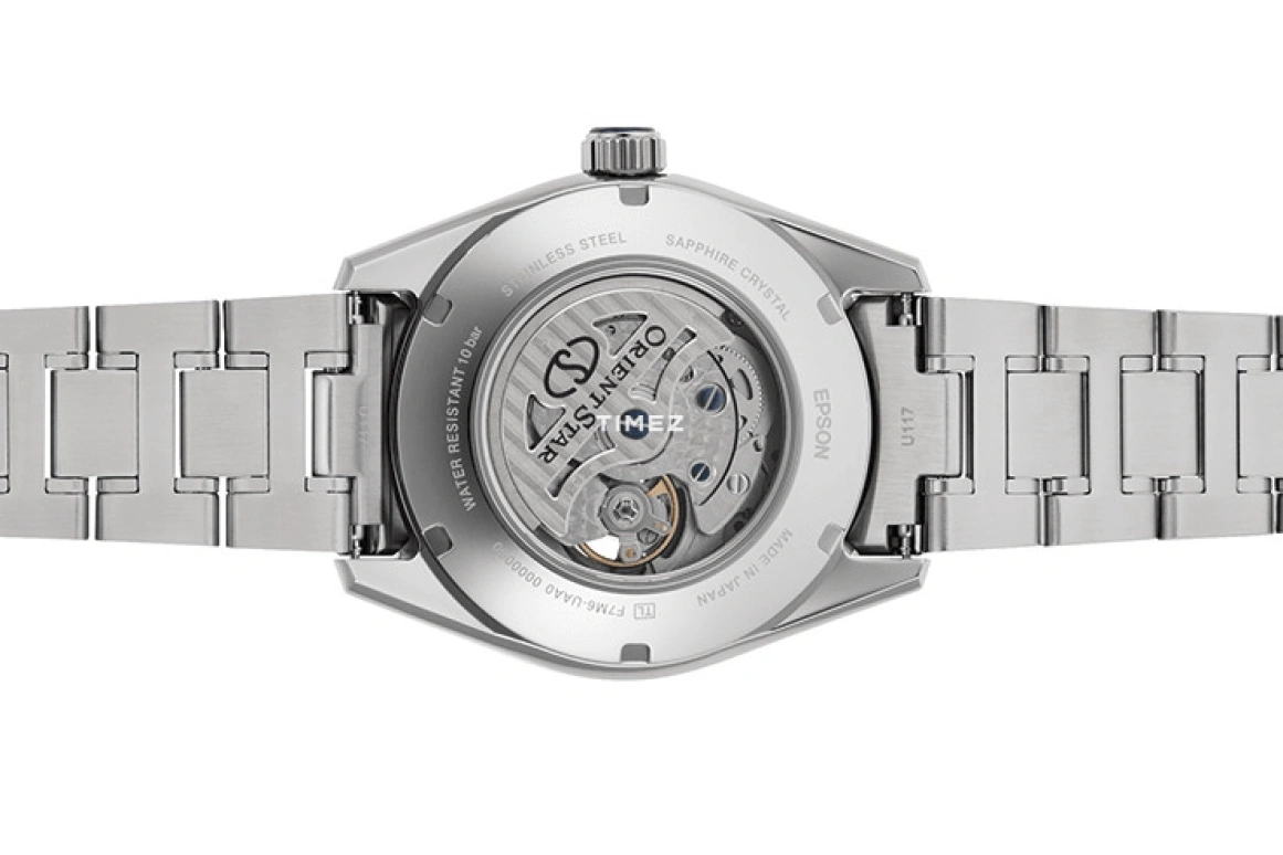 Orient,STAR 41mm,41mm,Stainless Steel,White,Handwound,Automatic,Moonphase,Day,Power Reserve Indicator,Flyback,Sapphire,Round,RE,RE-AY0002S