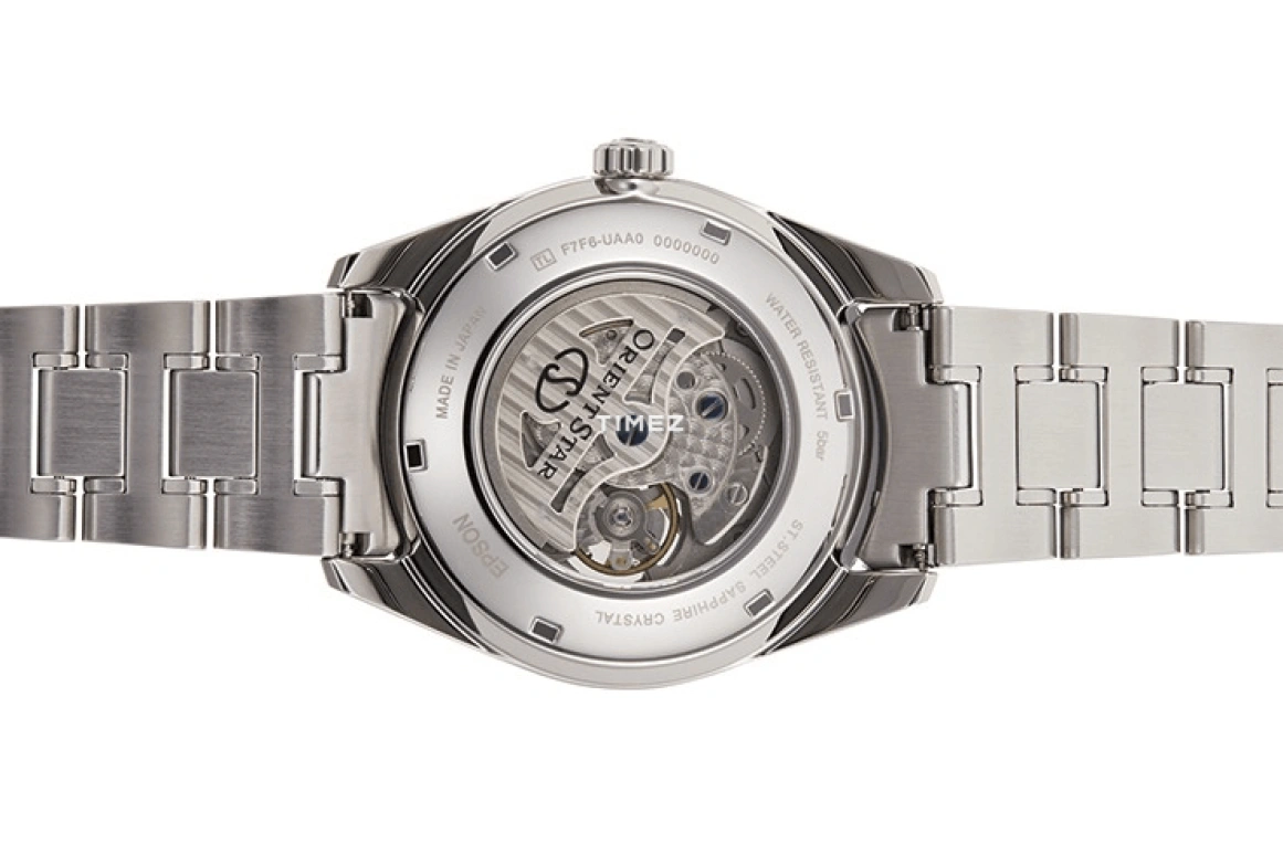 Orient,Contemporary 41mm,41mm,Stainless Steel,Blue,Automatic,Handwound,Power Reserve Indicator,Sapphire,RE,RE-HJ0002L