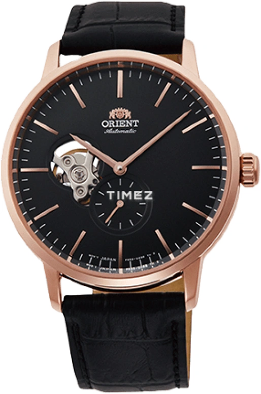 Orient,Classic 40mm,40mm,Stainless Steel,Black,Handwound,Glass,Round,RA,RA-AR0103B