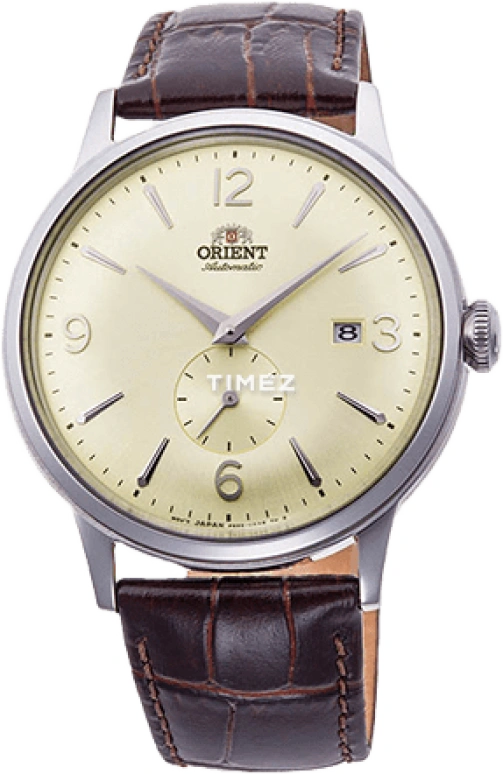 Orient,Classic 40.50mm,40.50mm,Stainless Steel,Beige,Automatic,Day,Sapphire,Crystal Glass,RA,RA-AP0003S