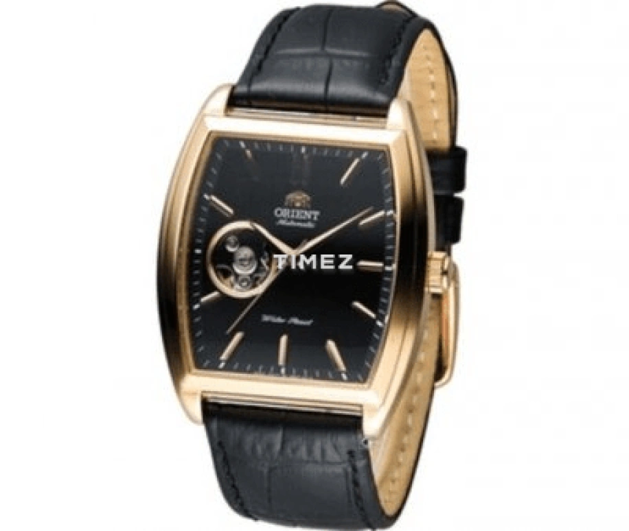 Orient,Classic 37x46mm,37x46mm,Stainless Steel,Rose Gold,Black,Automatic,Sapphire,Glass,Tonneau,FDBAF001B