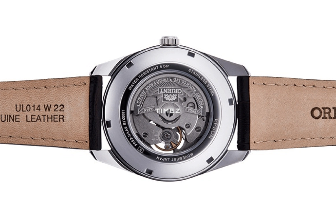 Orient,Classic 40.80mm,40.80mm,Stainless Steel,Coffee,Automatic,Sapphire,Round,RA,RA-AR0005Y