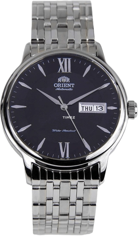 Orient,Classic 40mm,40mm,Stainless Steel,Black,Automatic,Date,Day,SAA05003B