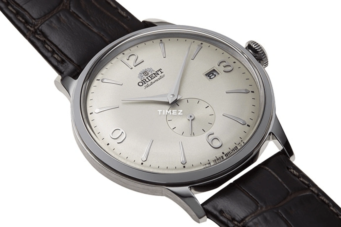 Orient,Classic 40.50mm,40.50mm,Stainless Steel,Beige,Automatic,Day,Sapphire,Crystal Glass,RA,RA-AP0003S