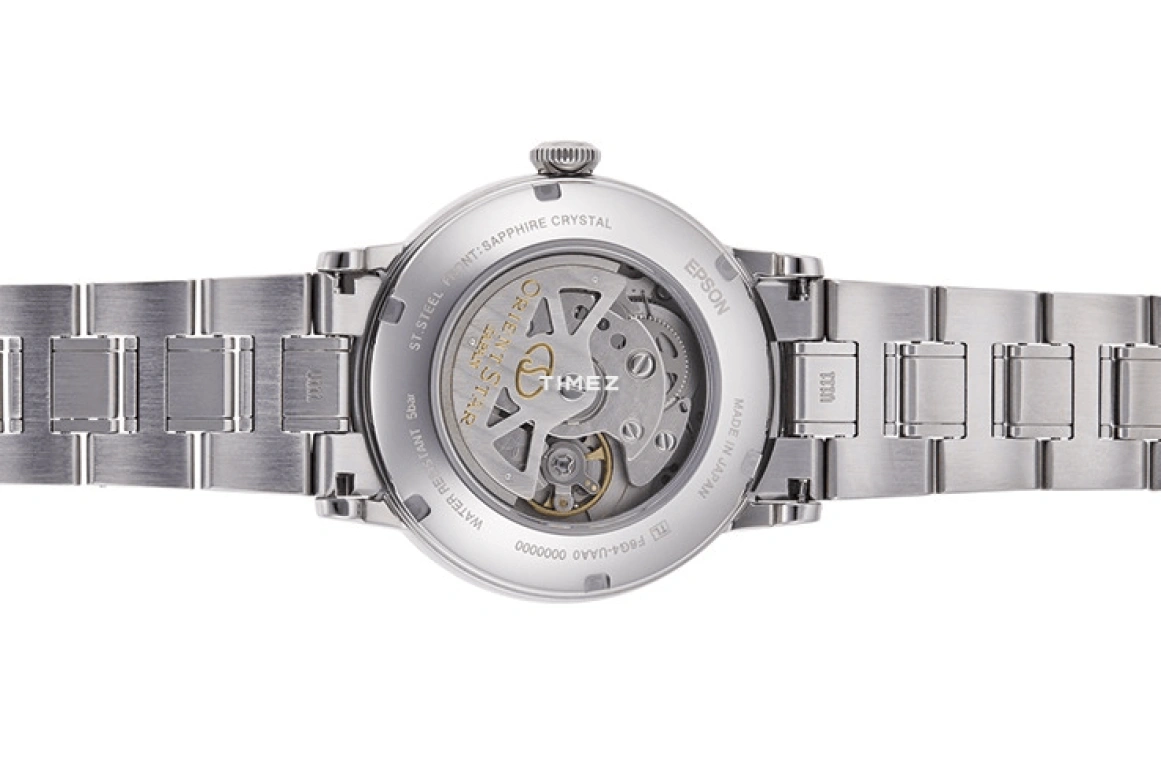 Orient,STAR 38.70mm,38.70mm,Stainless Steel,White,Handwound,Day,Power Reserve Indicator,RE,RE-AW0006S
