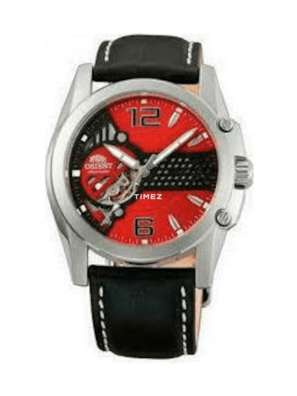 Orient,Sports 37mm,37mm,Stainless Steel,Red,Automatic,Power Reserve Indicator,Round,CDB02002H