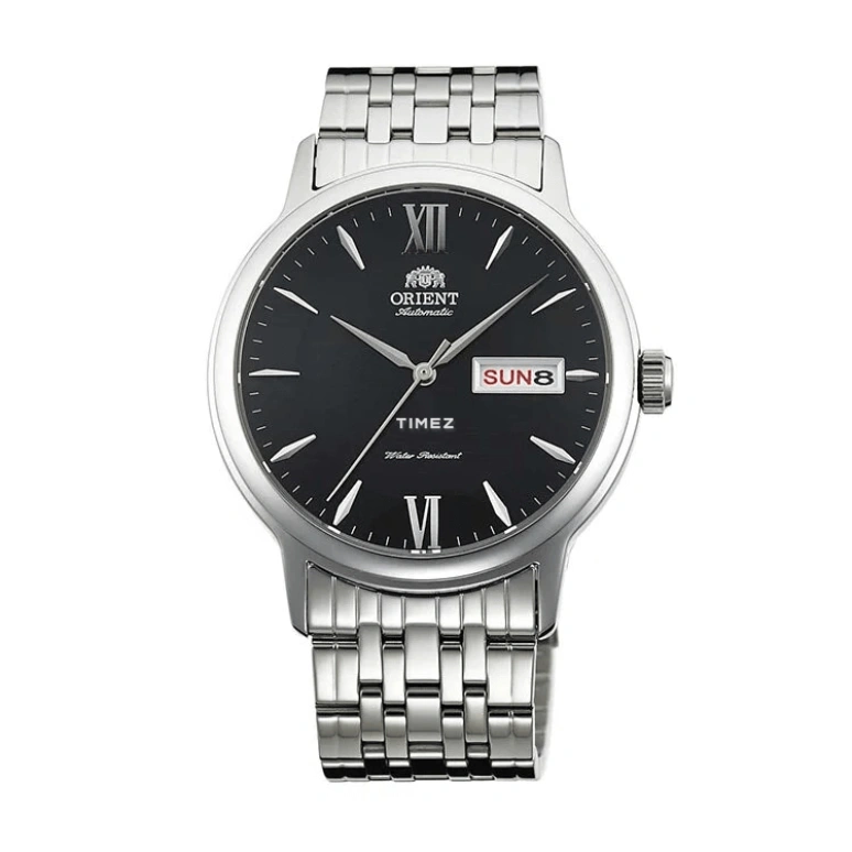 Orient,Classic 40mm,40mm,Stainless Steel,Black,Automatic,Date,Day,SAA05003B