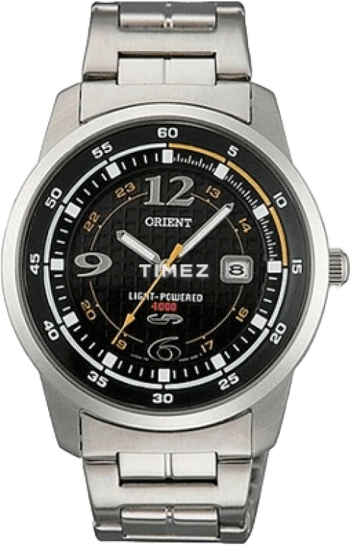 Orient,Other 40mm,40mm,Stainless Steel,Black,Quartz,Round,Silver,CVD0U001B