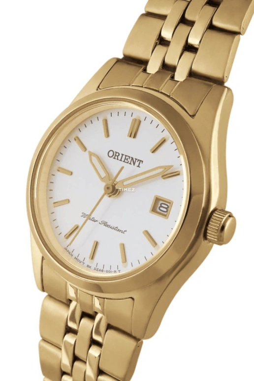 Orient,Other 26mm,26mm,Stainless Steel,White,Quartz,Day,Sapphire,Crystal Glass,FSZ46001W