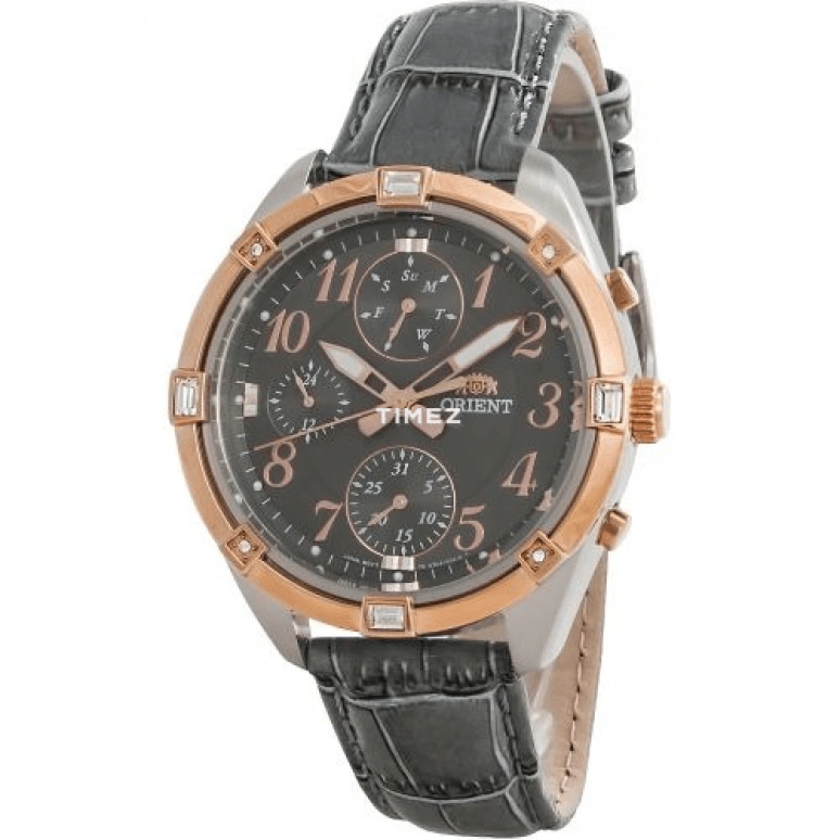 Orient,Other 38.50mm,38.50mm,Stainless Steel,Black,Quartz,Date,Day,FUY04005A