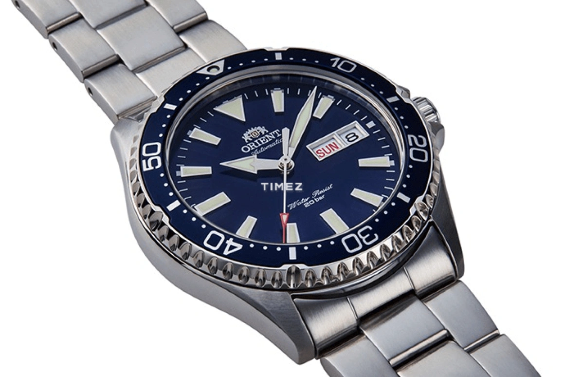 Orient,Other 41.80mm,41.80mm,Stainless Steel,Blue,Handwound,Date,Day,RA,RA-AA0002L