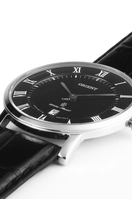 Orient,Contemporary 38mm,38mm,Stainless Steel,Black,Quartz,Day,Sapphire,GW0100GB