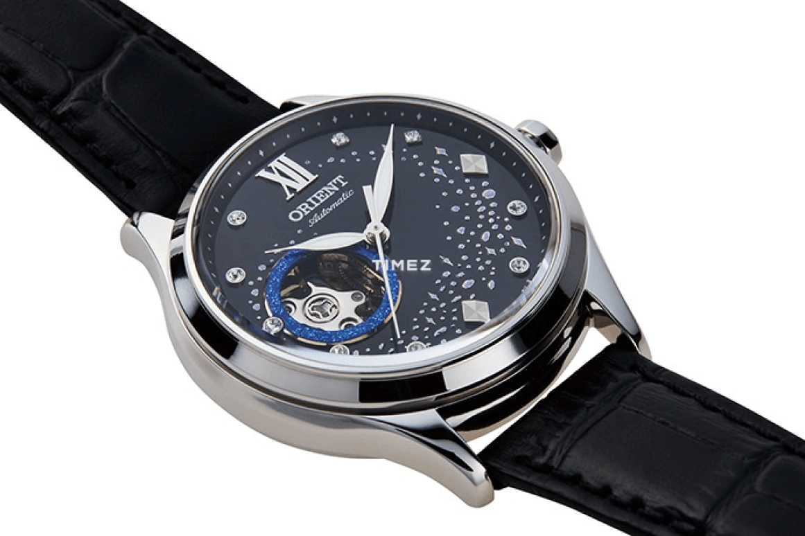 Orient,Other 35.90mm,35.90mm,Stainless Steel,Black,Handwound,Glass,Round,RA,RA-AG0019B10B
