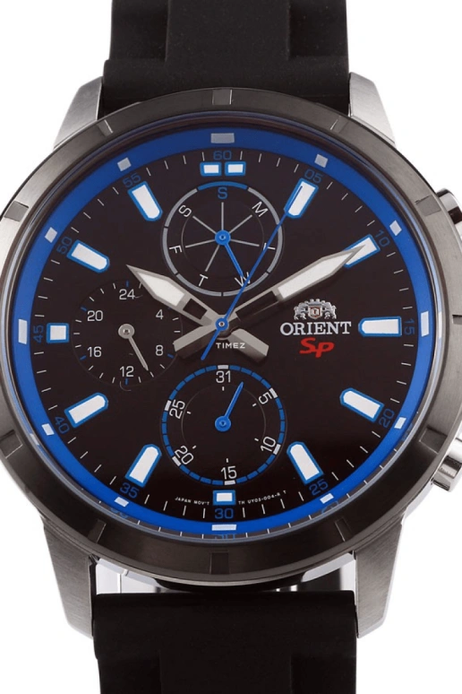 Orient,Sports 43.50mm,43.50mm,Stainless Steel,Black,Quartz,Date,Day,FUY03004B