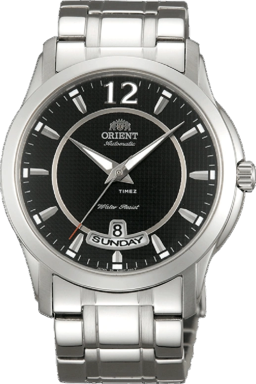 Orient,Other 41.60mm,41.60mm,Stainless Steel,Black,Automatic,Date,Day,CEV0M001B 
