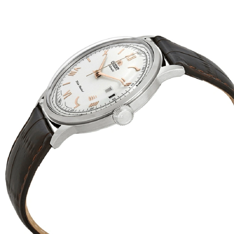 Orient,Classic 40.50mm,40.50mm,Stainless Steel,White,Handwound,Day,Glass,FAC00008W0