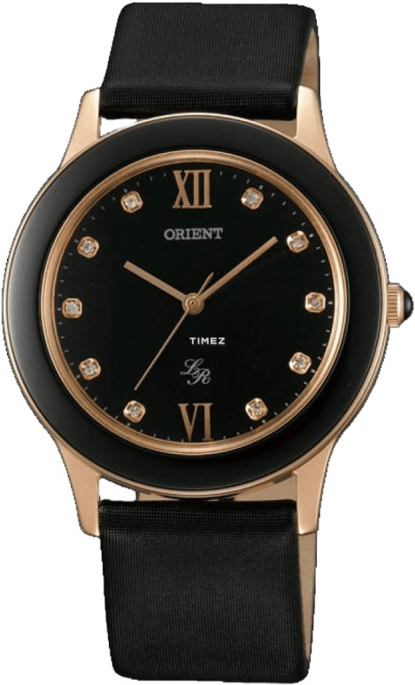 Orient,Other 37mm,37mm,Stainless Steel,Ceramic,Black,Quartz,Hardlex,Glass,Round,QC0Q001B