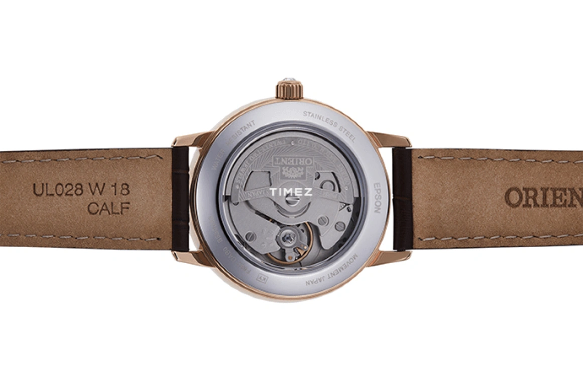 Orient,Other 36.50mm,36.50mm,Stainless Steel,Coffee,Automatic,Handwound,Moonphase,Date,Day,RA,RA-AK0005Y