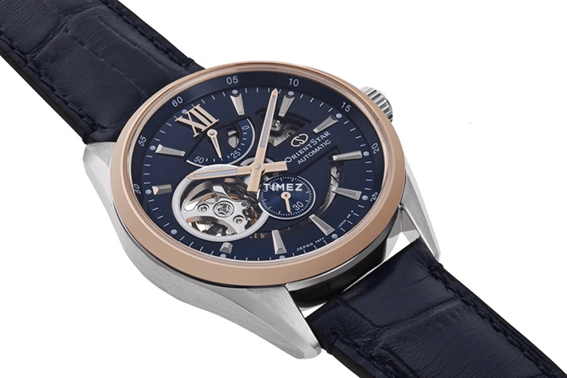 Orient,STAR 41mm,41mm,Stainless Steel,Blue,Automatic,Power Reserve Indicator,Sapphire,RE,RE-AV0111L