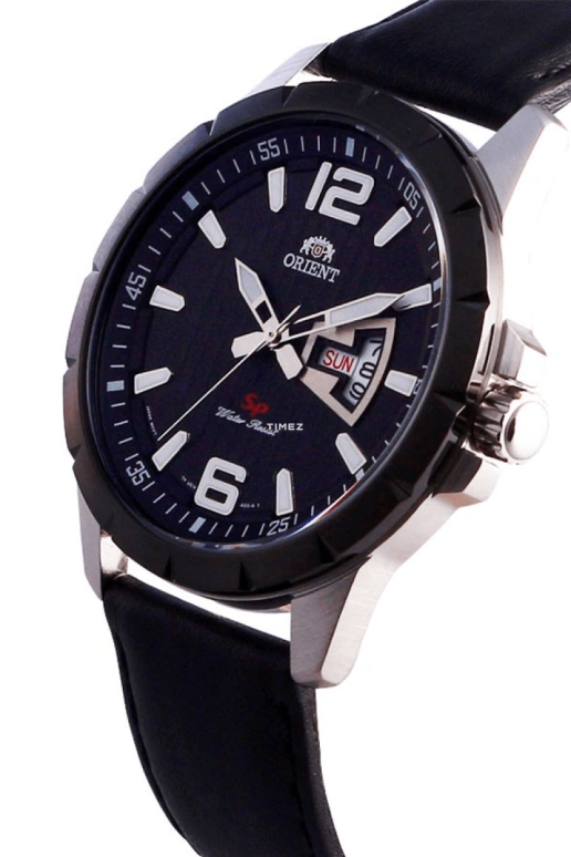 Orient,Sports 43mm,43mm,Stainless Steel,Black,Quartz,Date,Day,FUG1X002B