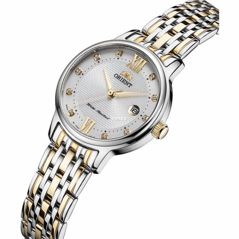 Orient,Other 28mm,28mm,Stainless Steel,White,Quartz,Day,Sapphire,SSZ45002W