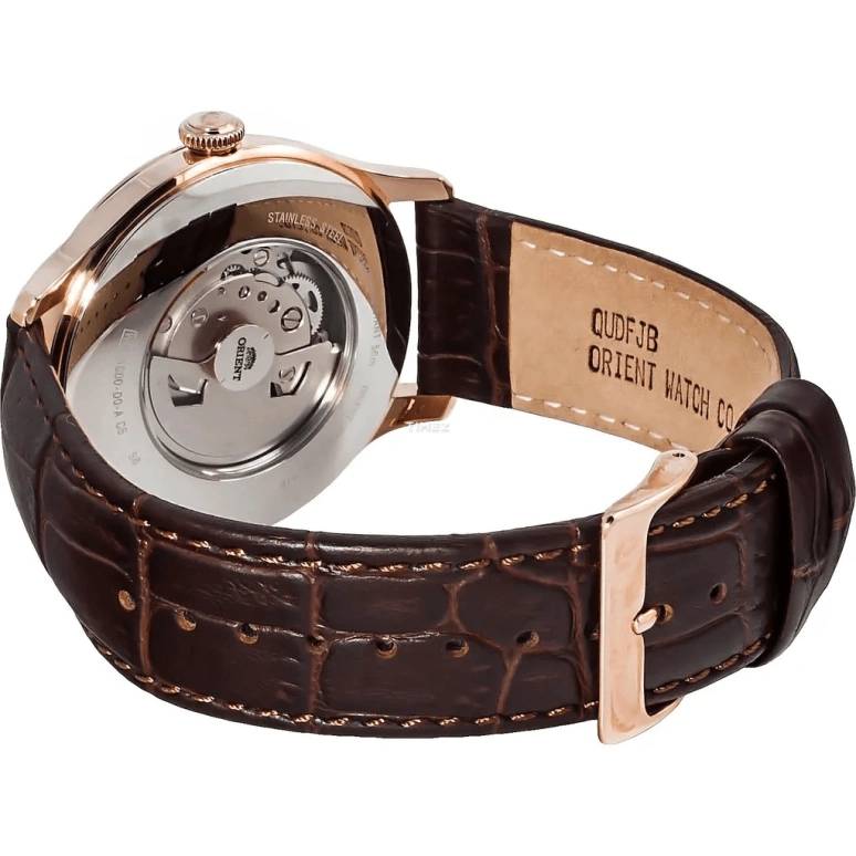 Orient,Classic 43mm,43mm,Rose Gold,Coffee,Automatic,Glass,Round,FAG00001T