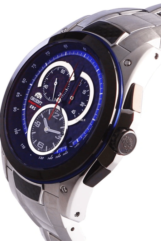 Orient,Sports 45mm,45mm,Stainless Steel,Black,Quartz,Chronograph,Sapphire,Crystal Glass,SKT00001B