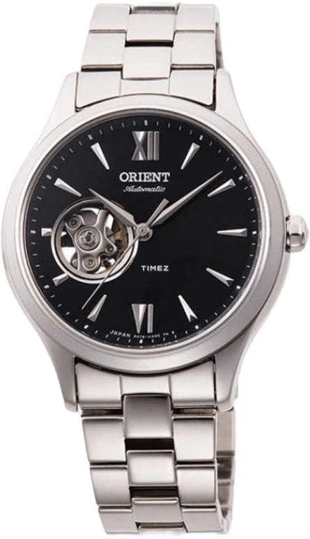 Orient,Other 35.90mm,35.90mm,Stainless Steel,Black,Handwound,Glass,Round,RA,RA-AG0021B10B