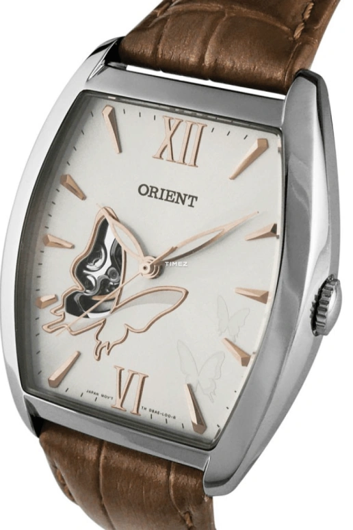 Orient,Other 34x43.50mm,34x43.50mm,Stainless Steel,White,Automatic,Hardlex,Glass,Tonneau,FDBAE003W