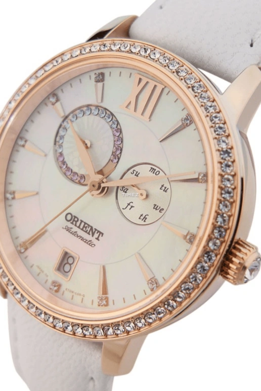 Orient,Other 36.50mm,36.50mm,Stainless Steel,White,Automatic,Date,Day,SET0W001W