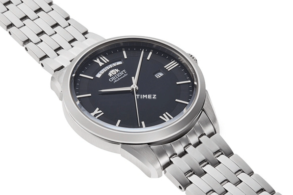 Orient,Contemporary 40.80mm,40.80mm,Stainless Steel,Black,Automatic,Handwound,Date,Day,RA,RA-AX0003B