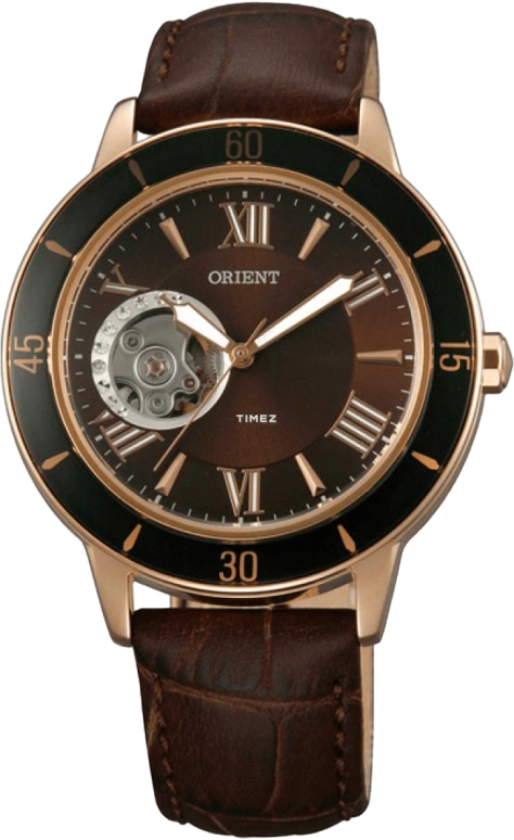 Orient,Other 38.50mm,38.50mm,Stainless Steel,Brown,Automatic,Sapphire,Crystal Glass,Round,FDB0B002T
