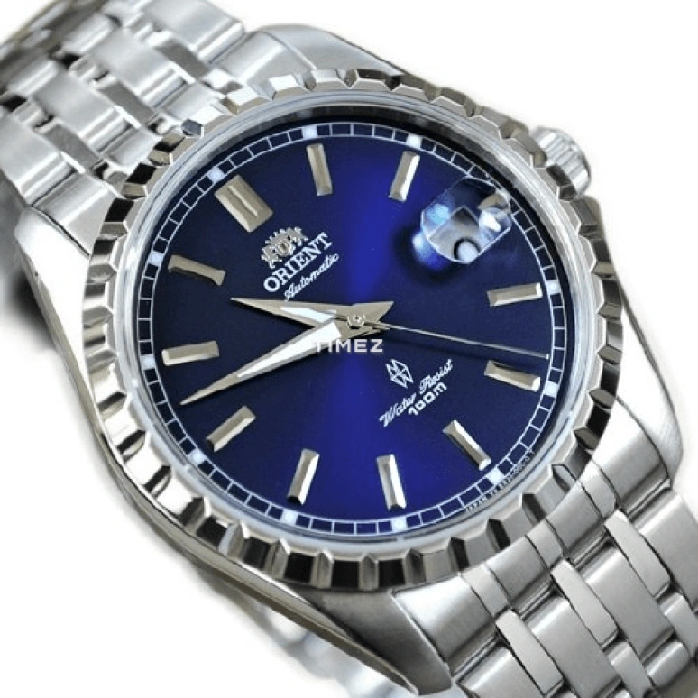 Orient,Other 40mm,40mm,Stainless Steel,Blue,Automatic,Day,Sapphire,Crystal Glass,SER20002D0