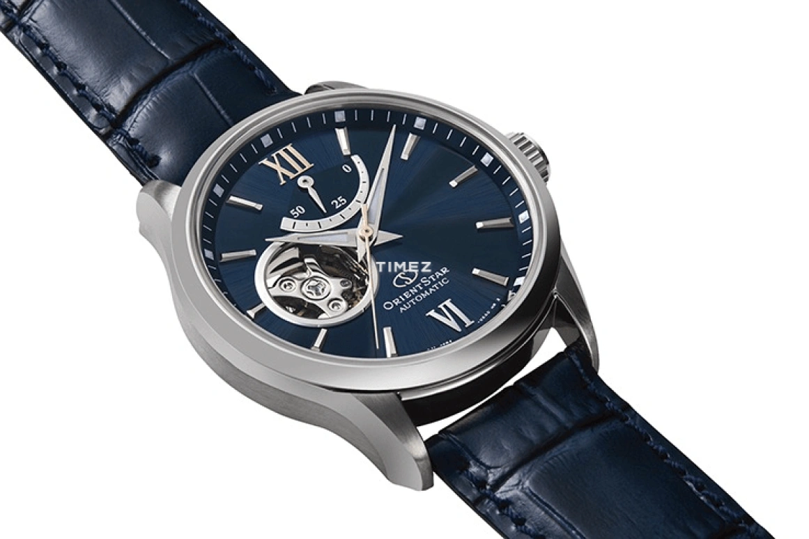 Orient,STAR 39.30mm,39.30mm,Stainless Steel,Blue,Handwound,Automatic,Power Reserve Indicator,Sapphire,RE,RE-AT0006L