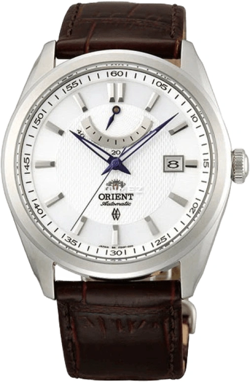 Orient,Other 40mm,40mm,Stainless Steel,Silver White,Automatic,Day,Power Reserve Indicator,SFD0F004W0