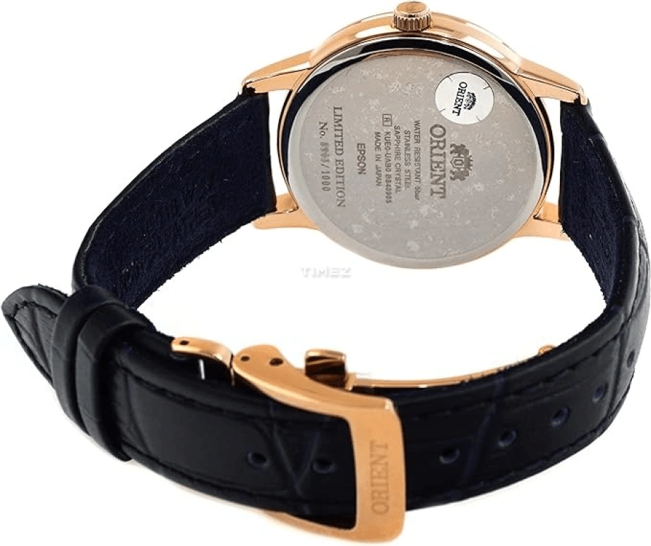 Orient,Classic 34.80mm,34.80mm,Stainless Steel,Blue,Quartz,Date,Day,Day / Night Indication,RA,RA-KA0007L