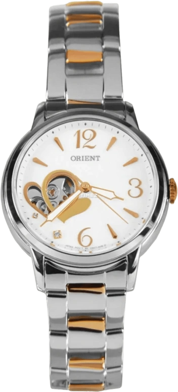 Orient,Other 35.50mm,35.50mm,Stainless Steel,White,Handwound,Hardlex,Glass,Round,DB0700EW