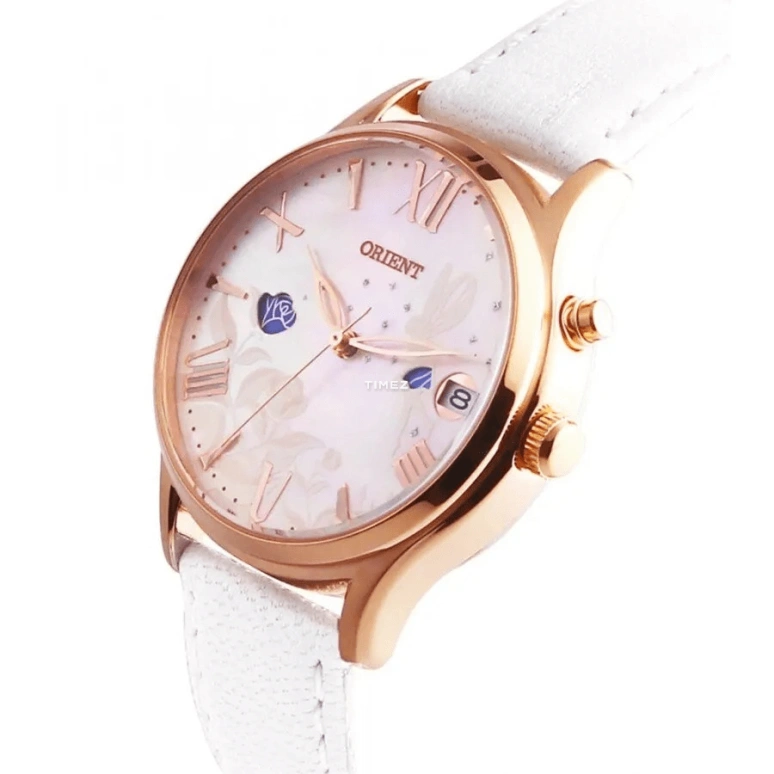 Orient,Other 36mm,36mm,Stainless Steel,White,Quartz,Day,Sapphire,Crystal Glass,FDM01004W 
