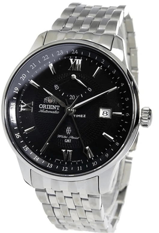 Orient,Classic 41mm,41mm,Stainless Steel,Black,Automatic,Day,Power Reserve Indicator,Dule Time,SDJ02002B0