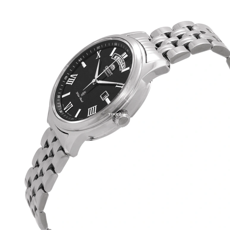 Orient,Classic 41mm,41mm,Stainless Steel,Black,Automatic,Date,Day,SEV0P002BH