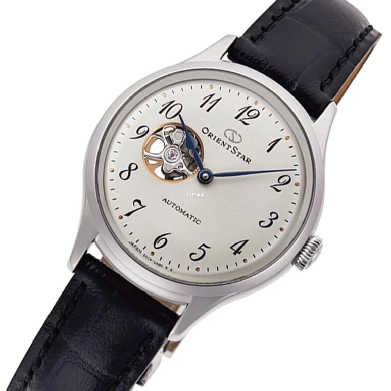 Orient,Classic 30.50mm,30.50mm,Stainless Steel,Silver,Handwound,Glass,Round,RE,RE-ND0007S00B