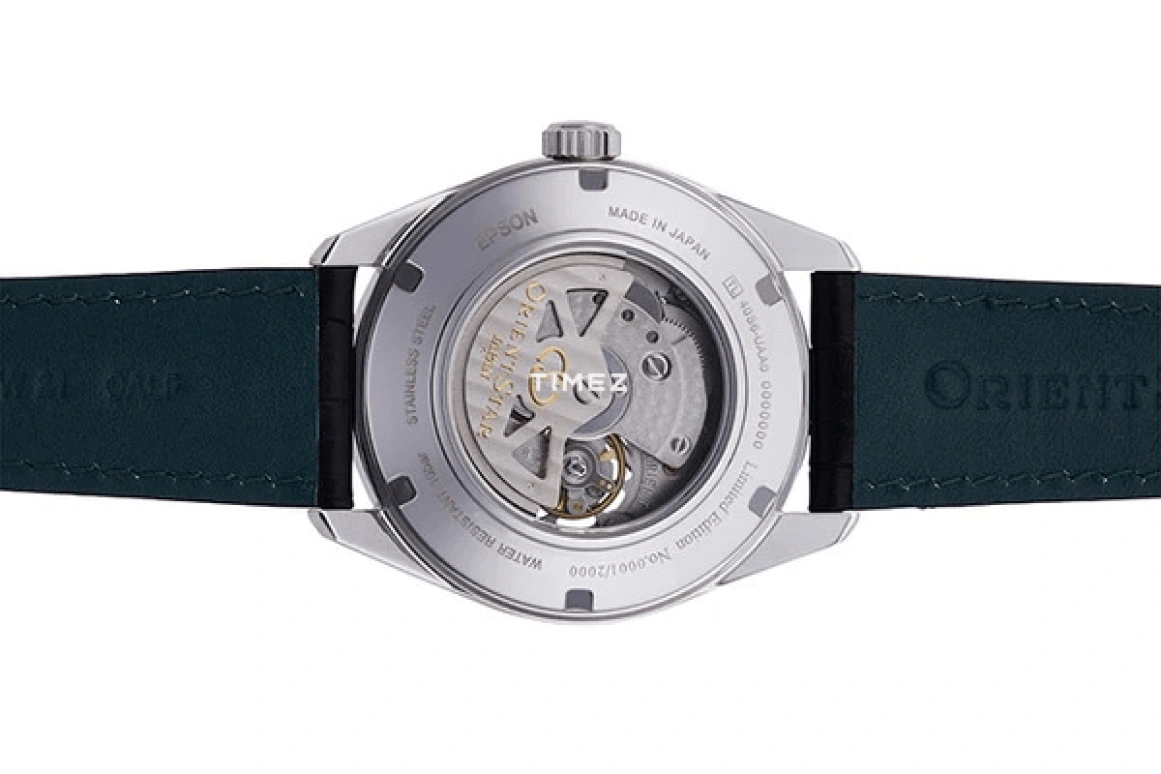 Orient,STAR 41mm,41mm,Stainless Steel,Green,Handwound,Power Reserve Indicator,Sapphire,RE,RE-DK0002L