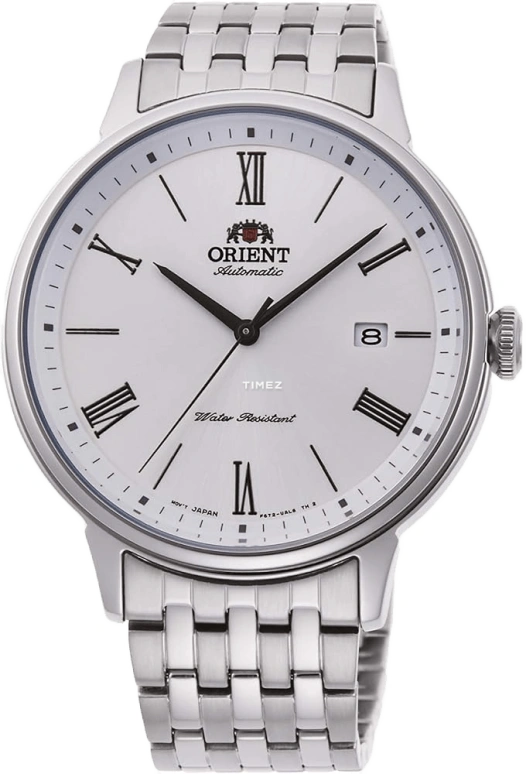 Orient,Classic 42.40mm,42.40mm,Stainless Steel,White,Automatic,Day,Glass,RA,RA-AC0J04S10B
