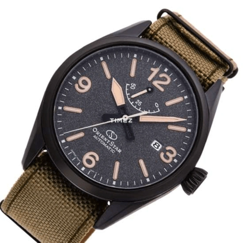 Orient,Sports 41mm,41mm,Stainless Steel,Grey,Handwound,Day,Sapphire,RE,RE-AU0206B00B
