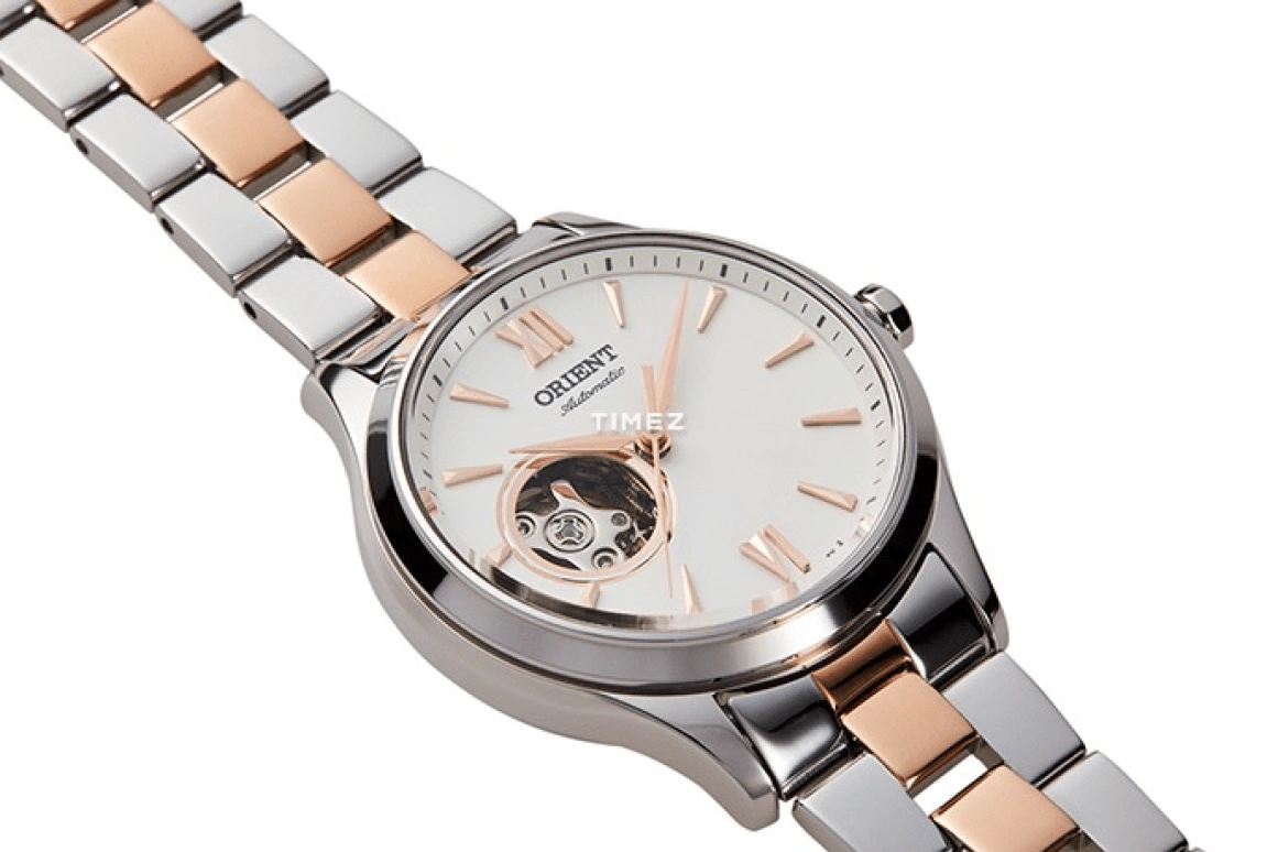 Orient,Contemporary 36mm,36mm,Stainless Steel,White,Automatic,Glass,Tonneau,RA,RA-AG0020S